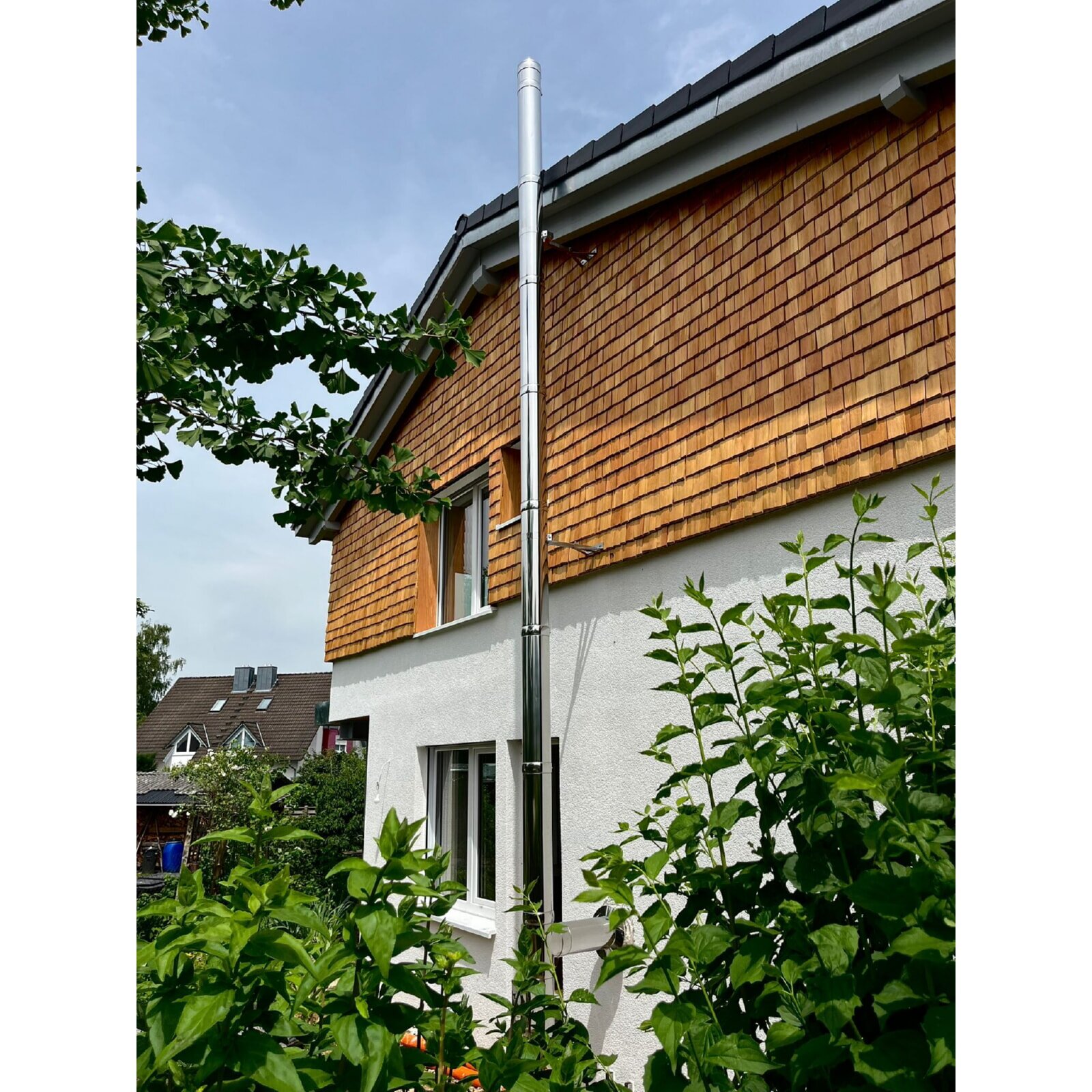 BASIS Edelstahlschornstein doppelwandig Ø 200 mm - Jeremias DW-ECO 2.0