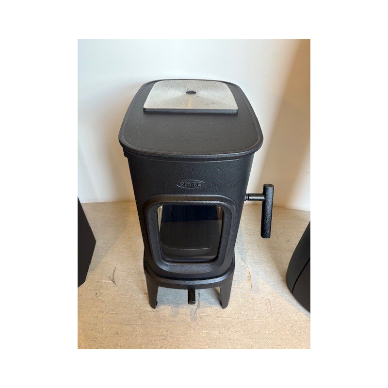 Kaminofen Dovre Saga 107 mit Kochplatte - 7 kW - Schwarz lackiert - AUSSTELLUNGSSTÜCK