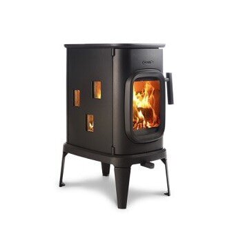 Kaminofen Dovre Saga 107 mit Kochplatte - 7 kW - Schwarz lackiert - AUSSTELLUNGSSTÜCK