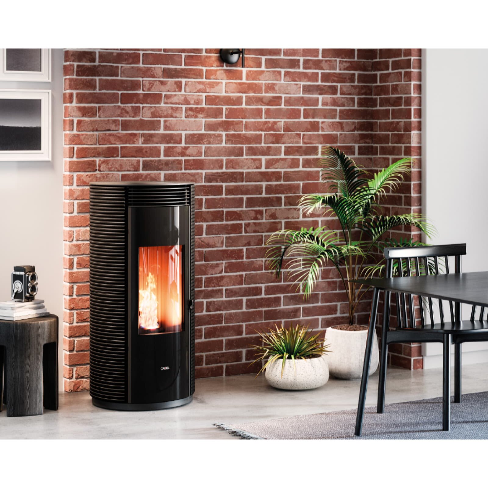 Pelletofen Cadel Spin Plus 9 Airtech Ps - 8,5 kW