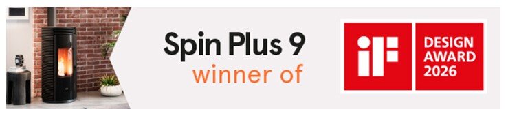 Pelletofen Cadel Spin Plus 9 Airtech Ps - 8,5 kW