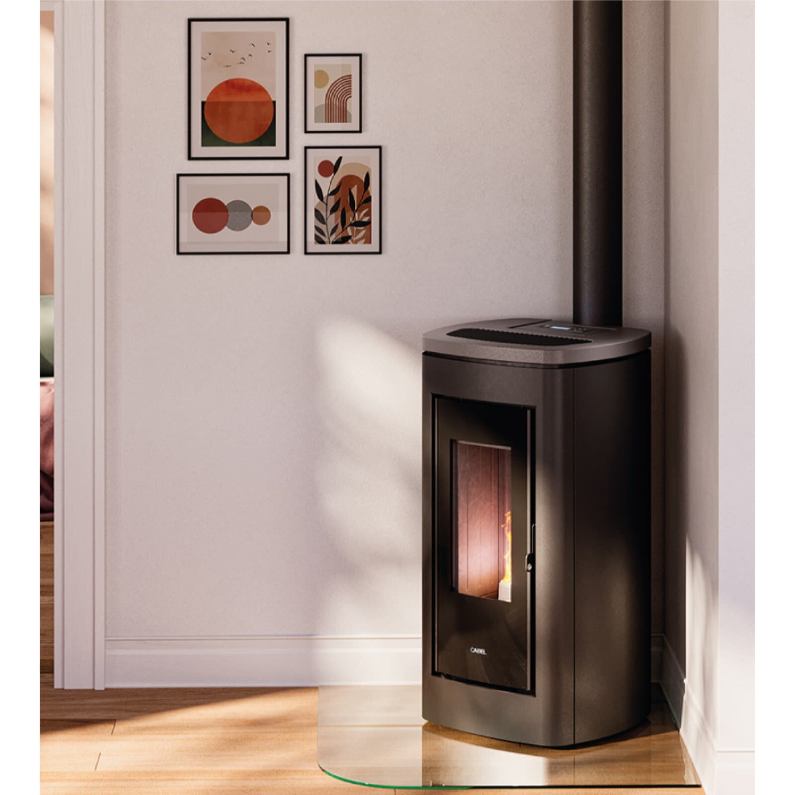 Pelletofen Cadel Eclipse Plus 11 (kanalisierbar) - 10,5 kW