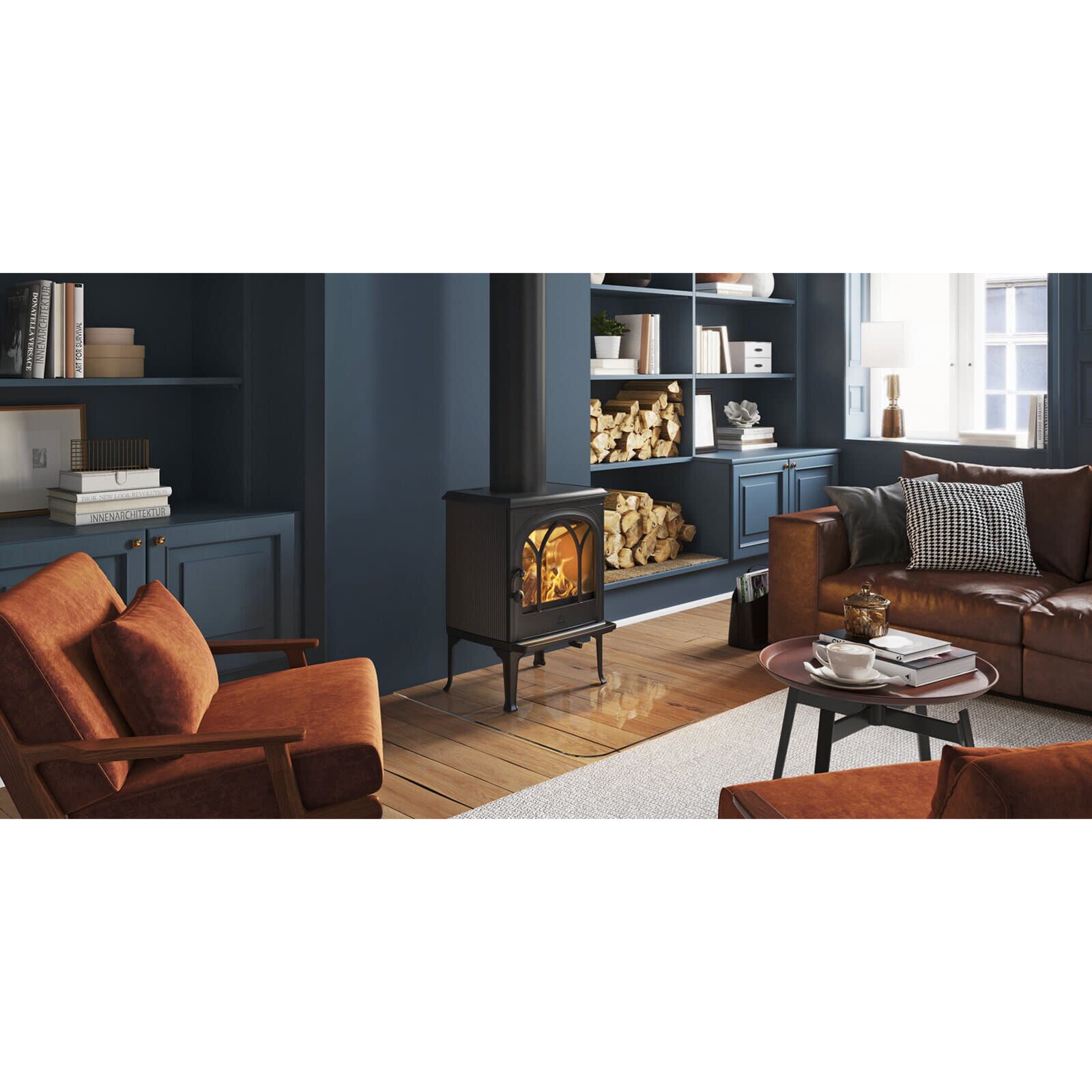 Kaminofen Gussofen Jotul F 200 V2 - 5 kW - Schwarz (BP)