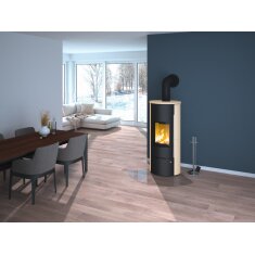 wassergeführter Kaminofen Olsberg Tolima Aqua II Compact - 8 kW