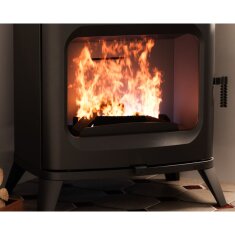 Kaminofen Cadel Hublot 7 Wood Air - 7 kW - Metall Schwarz