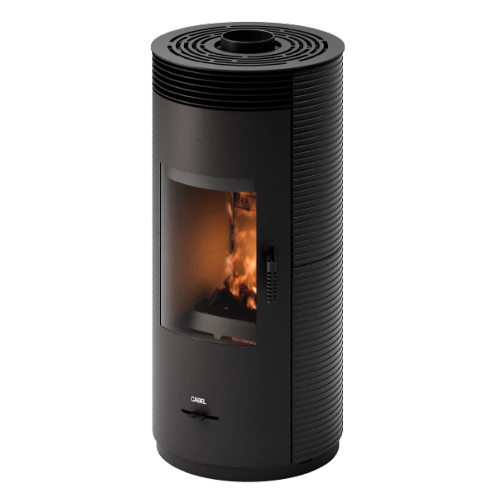 Kaminofen Cadel Spin 8 Wood Air - 8 kW - Gusseisen Schwarz