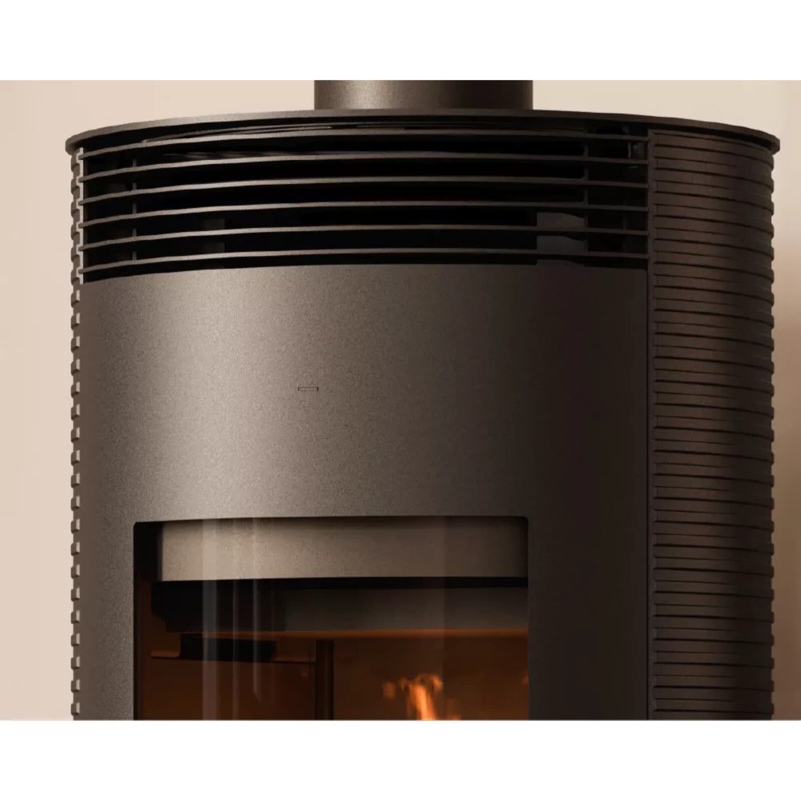 Kaminofen Cadel Spin 8 Wood Air - 8 kW - Gusseisen Schwarz