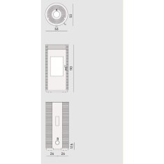Kaminofen Cadel Spin 8 Wood - 8 kW - Gusseisen Schwarz