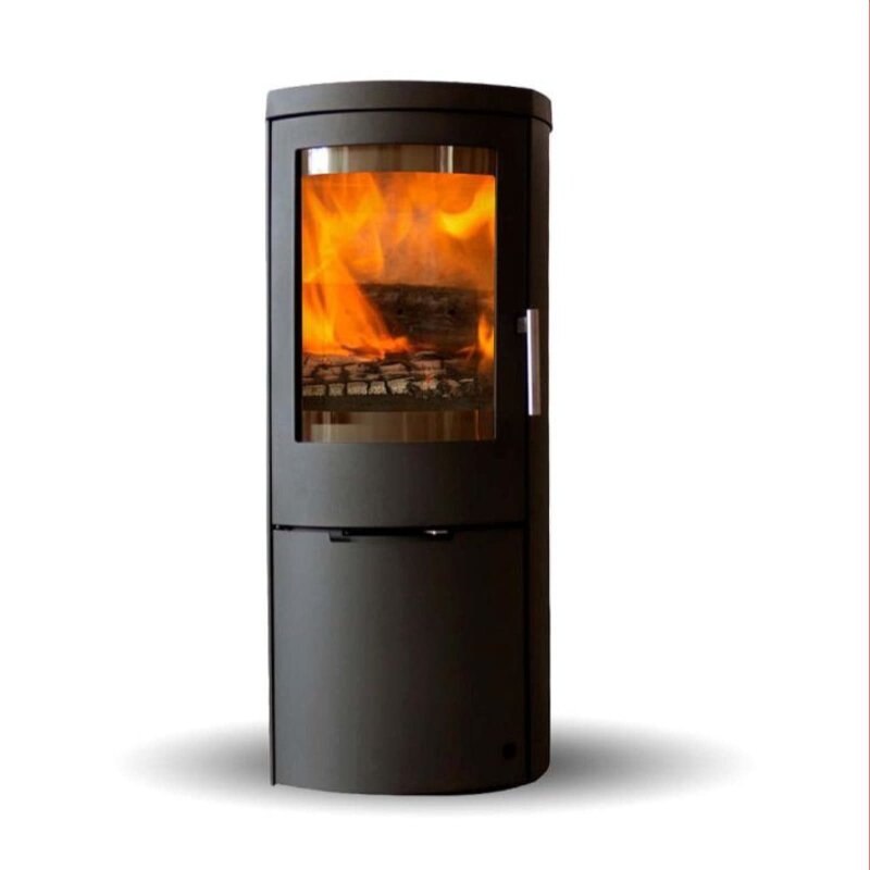 Kaminofen Jydepejsen Mido Stahl mit Gusseisentop - 6 kW