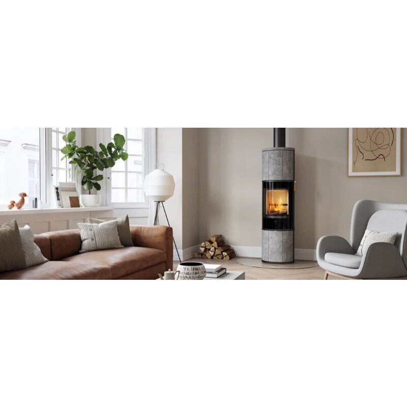 Kaminofen SCAN 84-7 Modern Maxi Speckstein (RLU) - 5 kW