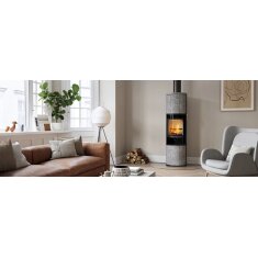 Kaminofen SCAN 84-7 Modern Maxi Speckstein (RLU) - 5 kW