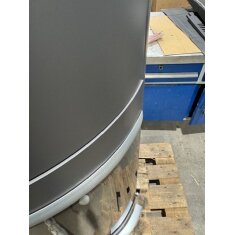 Kaminofen  SCAN 83-4 Maxi, Griff und Leisten Alu, grau - 5 kW (RLU) - B-Ware