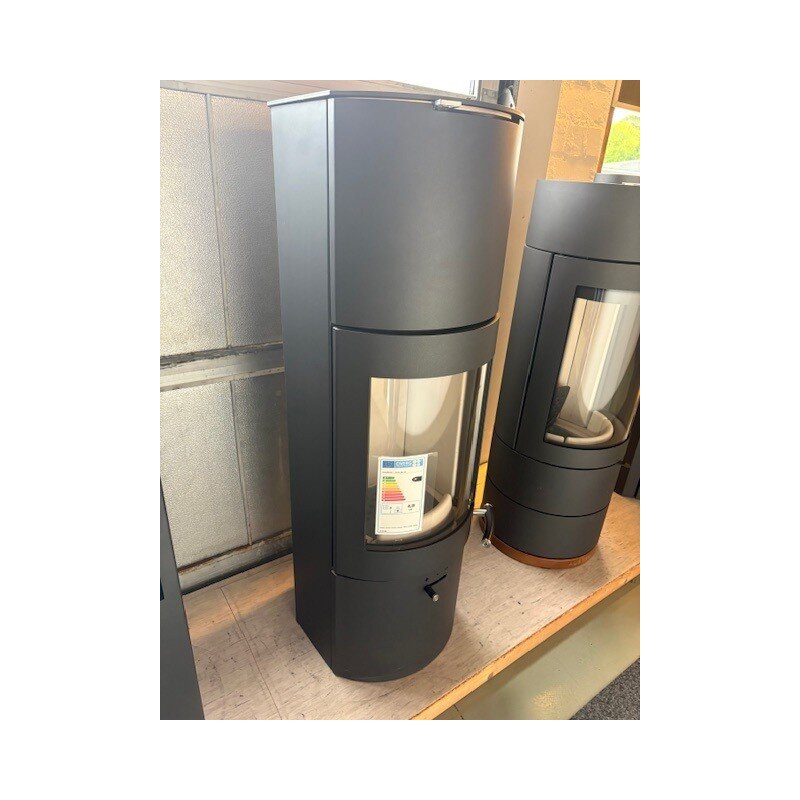 Kaminofen Austroflamm Tower Xtra 2.0 - 4 kW - Gussgrau (Wärmespeicherung) - AUSSTELLUNGSSTÜCK