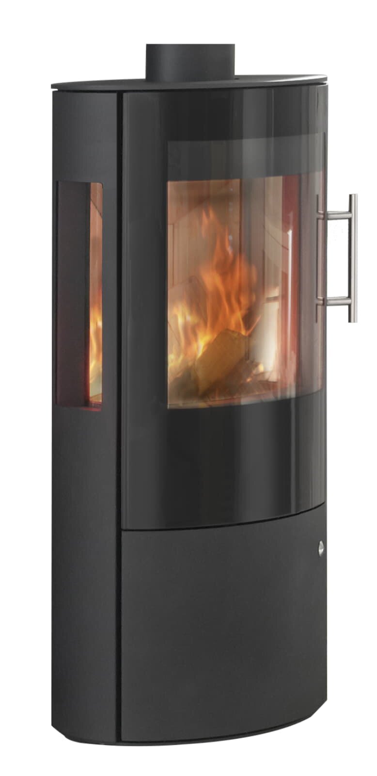 Kaminofen Königshütte Draco mit Seitenscheiben + Glastür - 5 kW