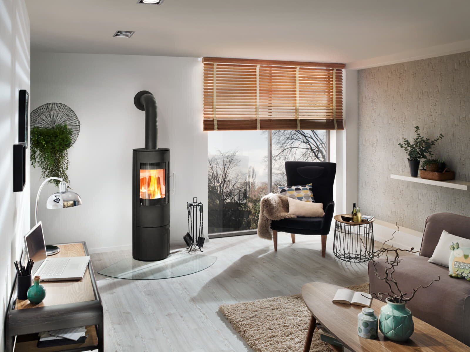 Kaminofen Königshütte Vela Plus (hohes Holzfach) - 5 kW