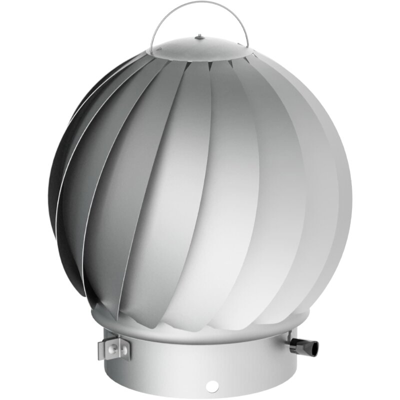 Jeremias Hurrican 15 für Ø120 - 150mm, Edelstahl matt