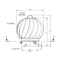Jeremias Hurrican 24 für Ø200 - 250mm,...