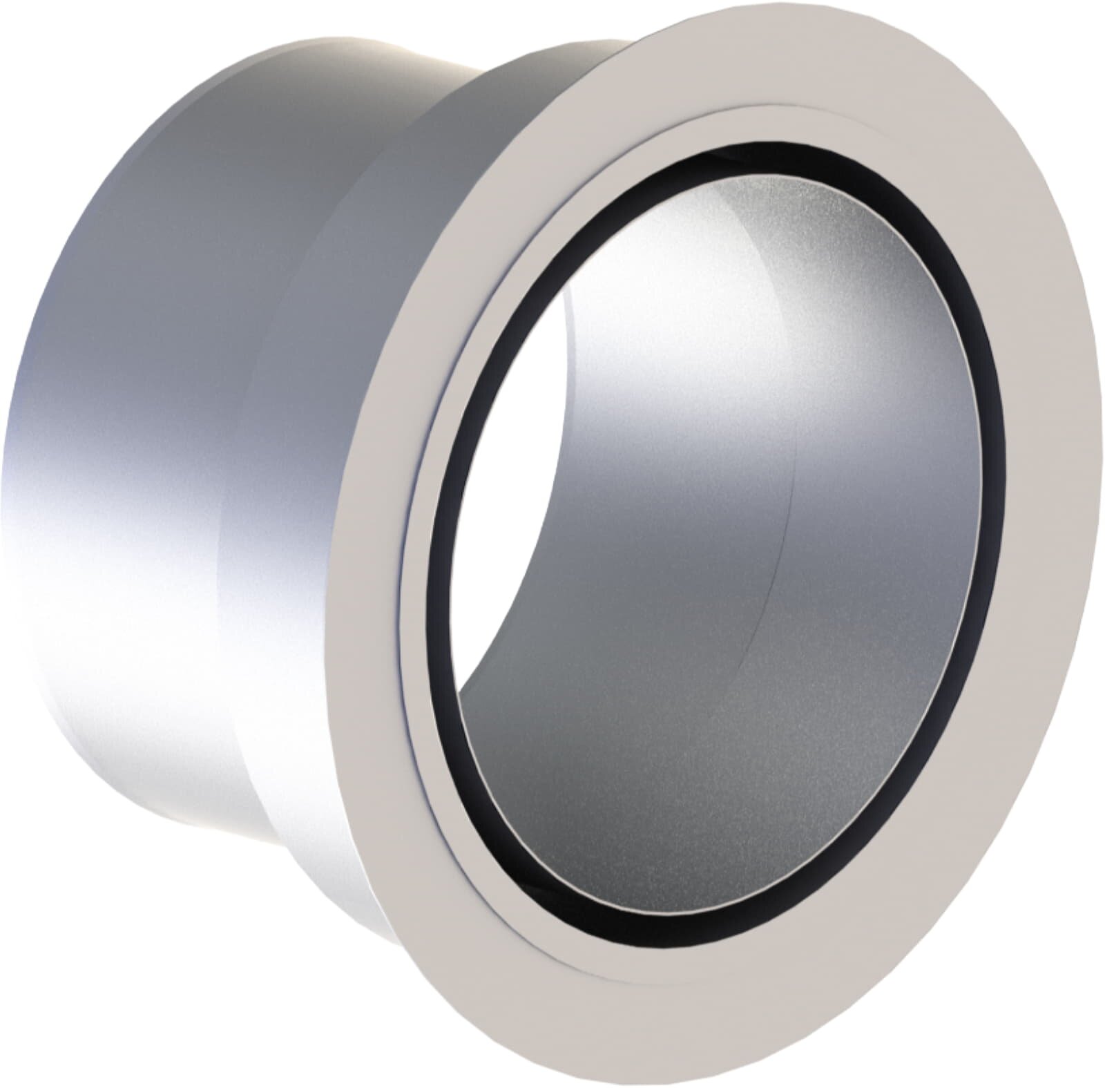 Jeremias Anschlussstutzen mit integriertem Wandfutter von Ø 130 auf 80 mm