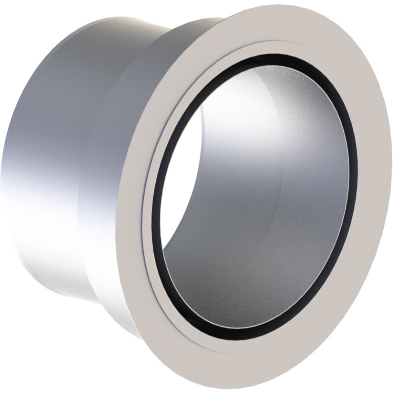 Jeremias Anschlussstutzen mit integriertem Wandfutter von Ø 130 auf 100 mm