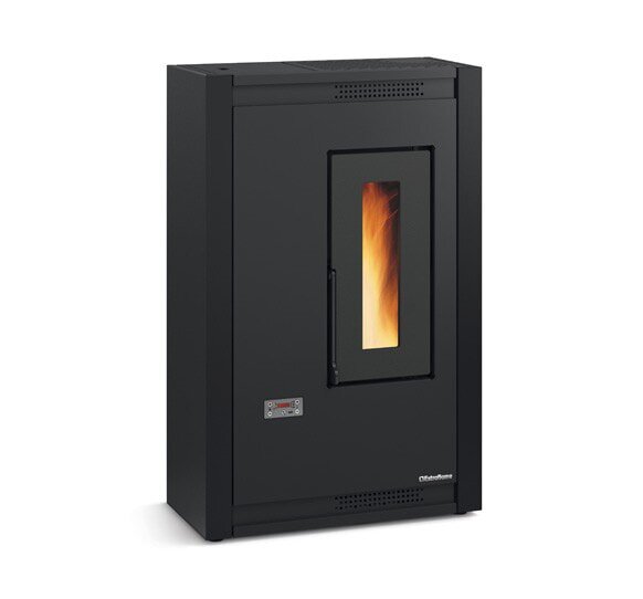Eckiger Pelletofen La Nordica Extraflame Luiselle - 4,4 kW, schwarz
