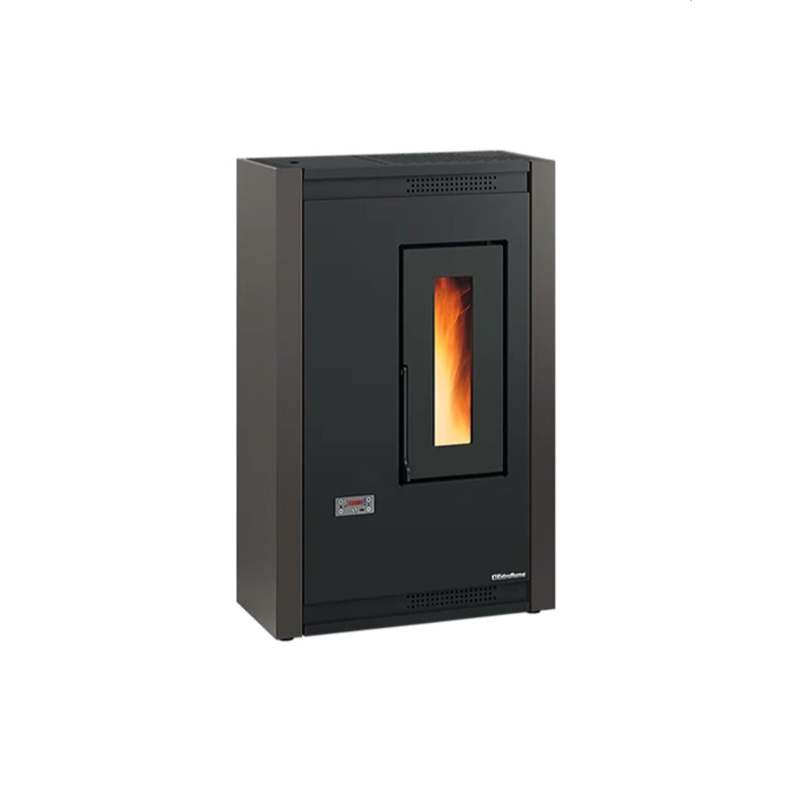 Eckiger Pelletofen La Nordica Extraflame Luiselle - 4,4 kW, bordeaux
