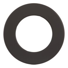 Wandrosette Ø205mm - 9cm Rand, schwarz