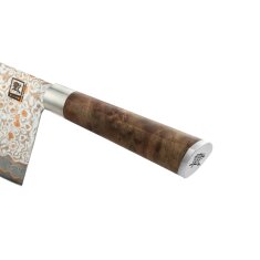 Zayiko MysticMagma - Chai Dao - Damastmesser mit Bronze- und Kupfereinlage