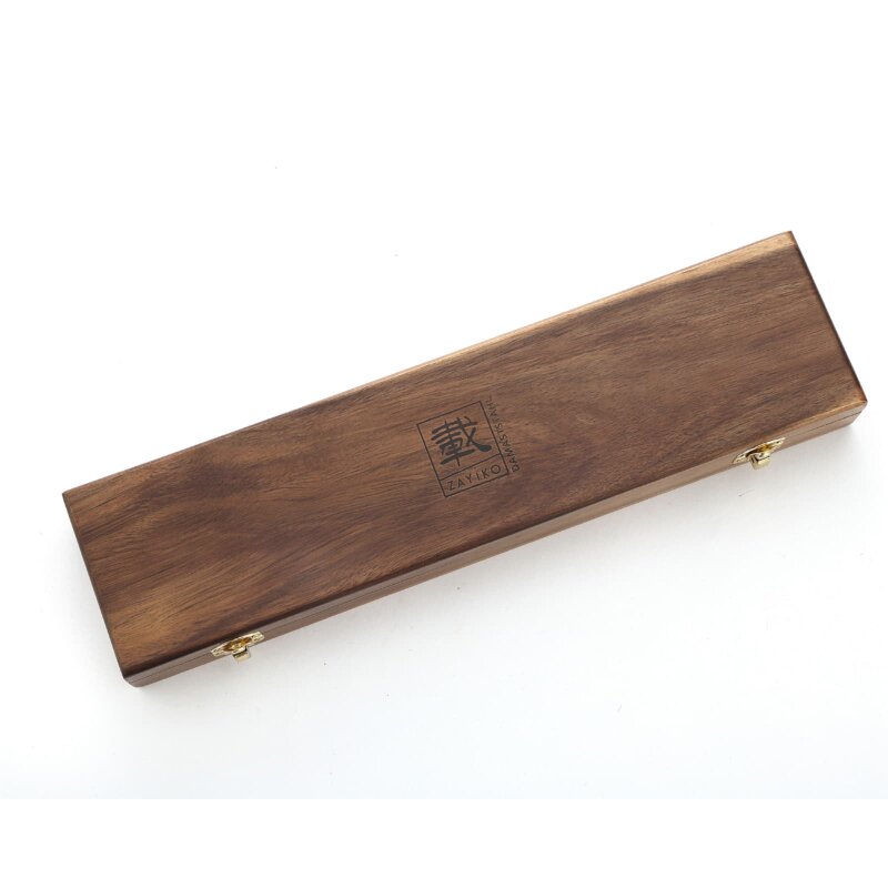 Zayiko MysticMagma - BBQ- und Blockmesser - Damastmesser mit Bronze- und Kupfereinlage