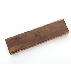 Zayiko MysticMagma - BBQ- und Blockmesser - Damastmesser mit Bronze- und Kupfereinlage