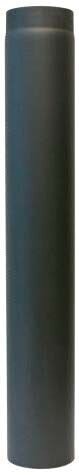 Rauchrohr Ø160 x 1000 x 2 mm, Farbe schwarz