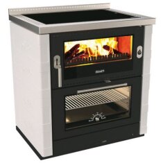 Holzherd Rizzoli - ML 80 Rustik mit Herdstange vorne - 8...