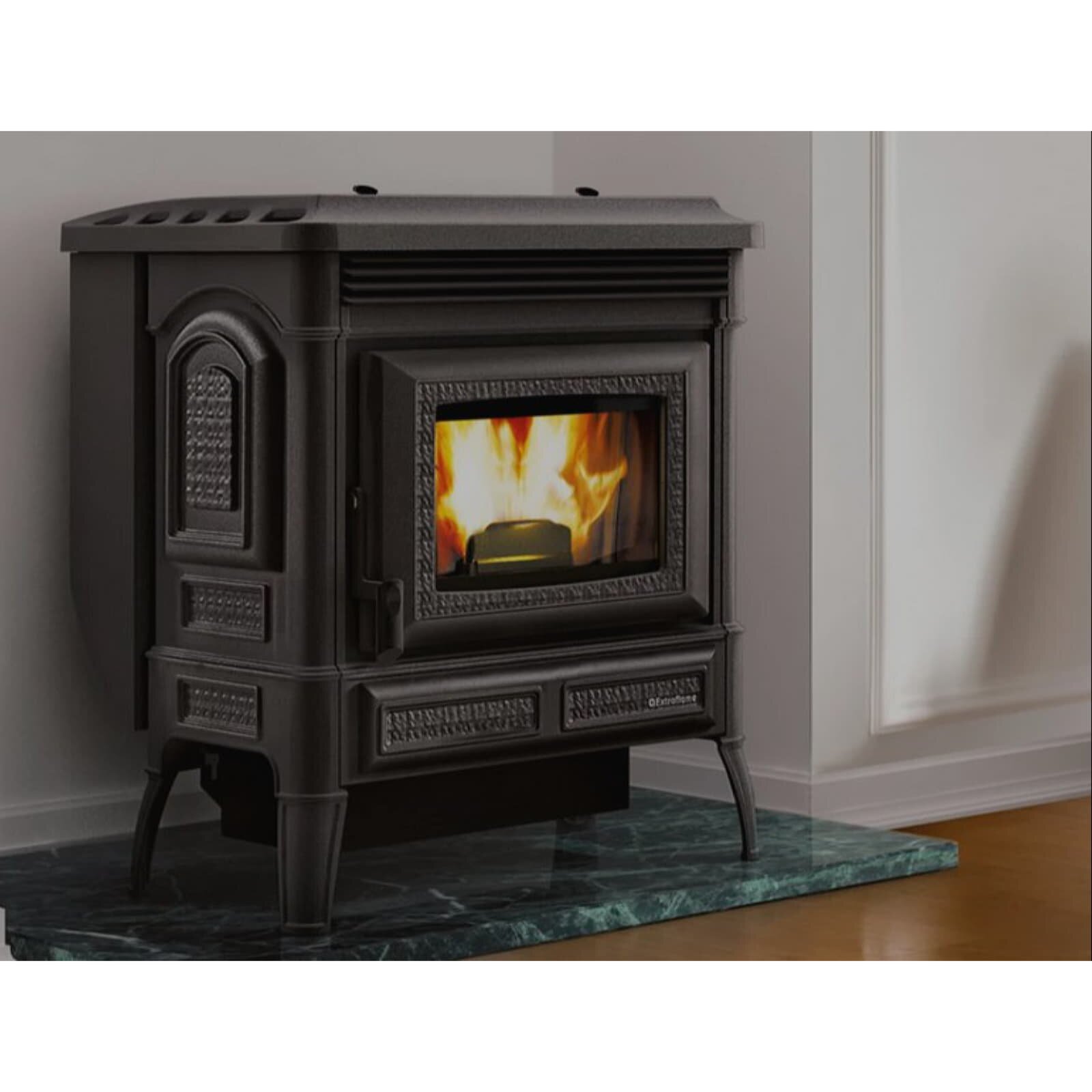 Pelletofen La Nordica Extraflame Teodora Evo - 8 kW - Schwarz Anthrazit