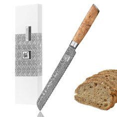 Zayiko Kinone - Brotmesser mit Wellenschliff -...