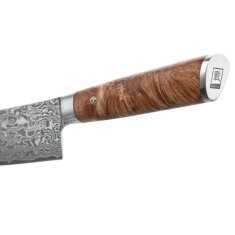 Zayiko Kinone - Chefmesser 20cm - Damastmesser aus schwarzem Stahl