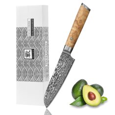 Zayiko Kinone - kleines Santoku 12cm - Damastmesser aus...