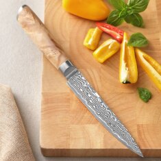 Zayiko Kinone - Allzweckmesser 12cm - Damastmesser aus...