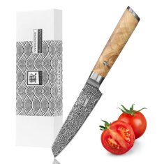 Zayiko Kinone - Officemesser Mukimono 10cm - Damastmesser...