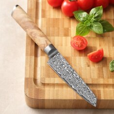 Zayiko Kinone - Officemesser Mukimono 10cm - Damastmesser...