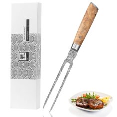 Zayiko Kinone - Tranchiergabel - Damastmesser aus...