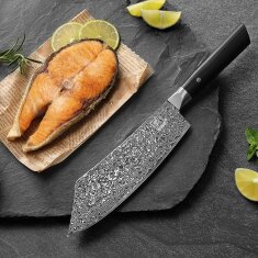 Zayiko Black Edition - BBQ- und Blockmesser 20 cm -...