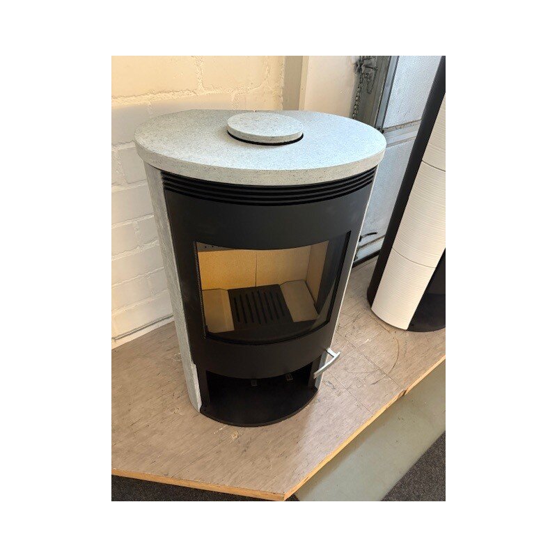 Kaminofen ILD 11 Eco Serpentinstein - 6,5 kW - Schwarz - AUSSTELLUNGSSTÜCK