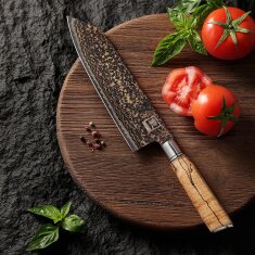 Zayiko BlackMagma - Kiritsuke 21cm - Damastmesser in...