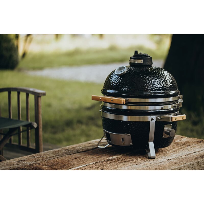 Keramikgrill Monolith Icon, Schwarz