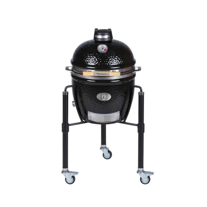 Keramikgrill Monolith Junior 2.0 Pro- Serie, Schwarz