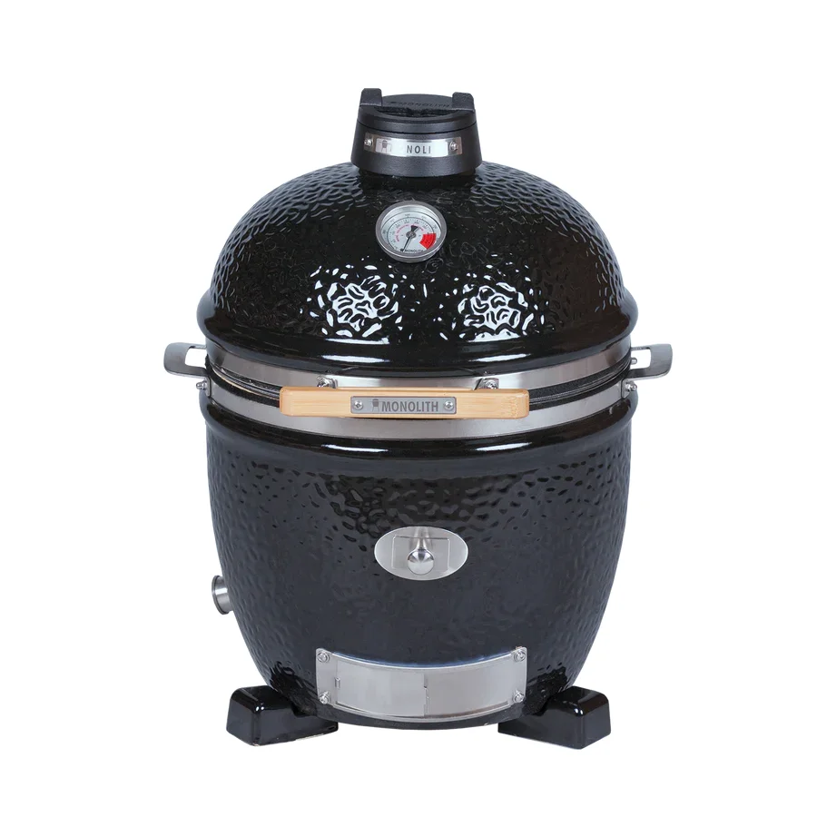 Keramikgrill Monolith Junior 2.0 Pro- Serie, Schwarz