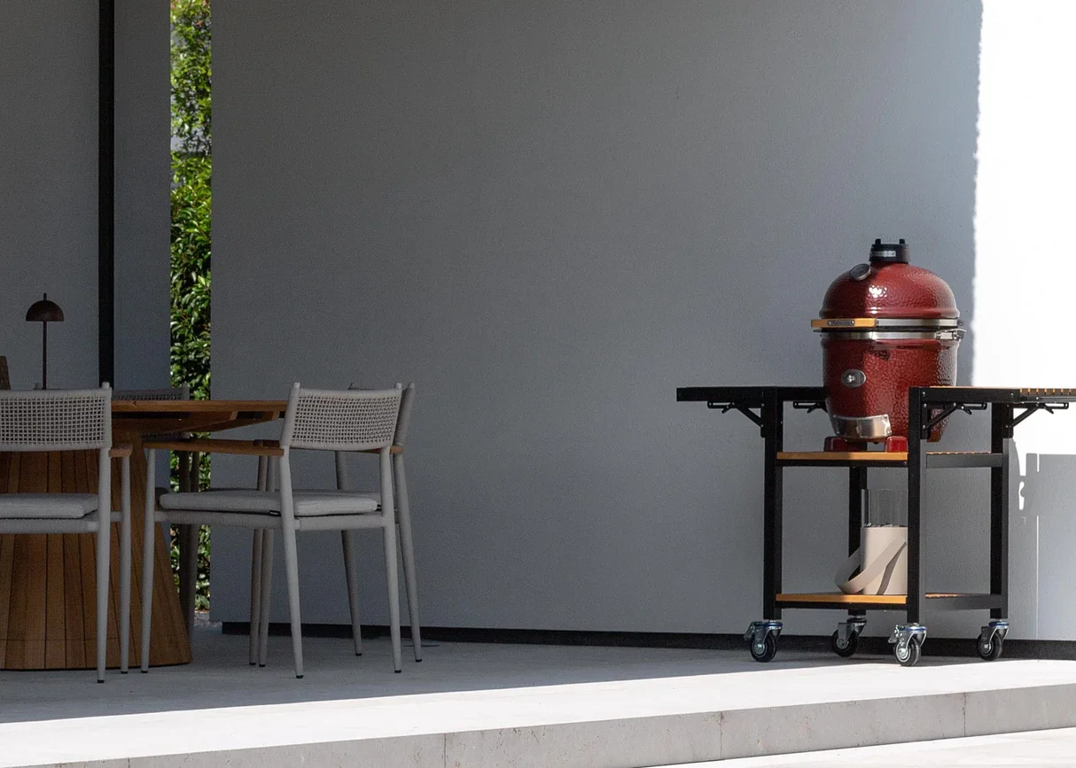 Keramikgrill Monolith Junior 2.0 Pro-Serie, Rot