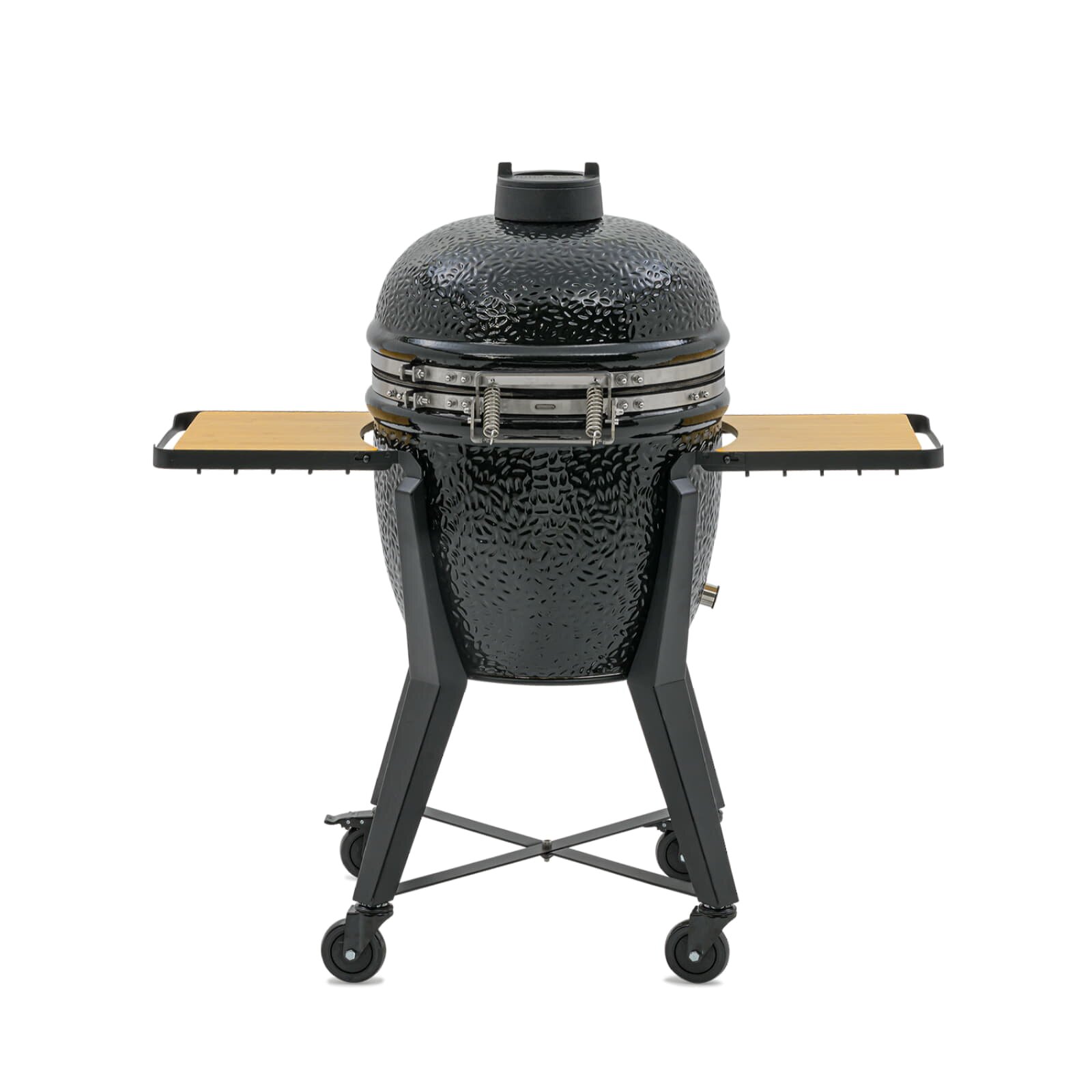 Keramikgrill Monolith Two.55 (Classic) Two-Smart-Flow Bundle inkl. Gestell & Blower, Schwarz