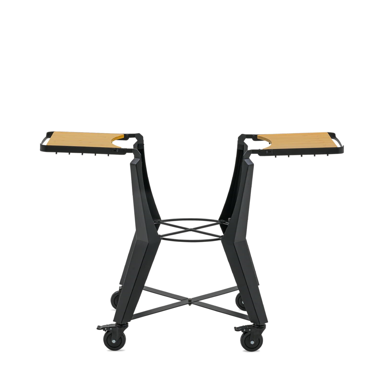 Keramikgrill Monolith Two.66 (LeChef) Smart-Flow-Bundle inkl. Gestell & Blower, Schwarz