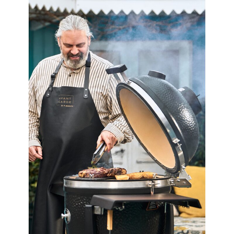 Keramikgrill Monolith Avantgarde.66 (LeChef), Schwarz