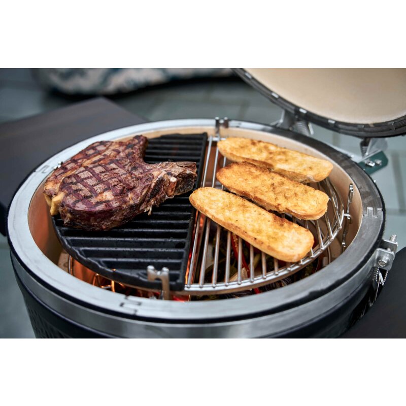 Keramikgrill Monolith Avantgarde.66 (LeChef), Schwarz